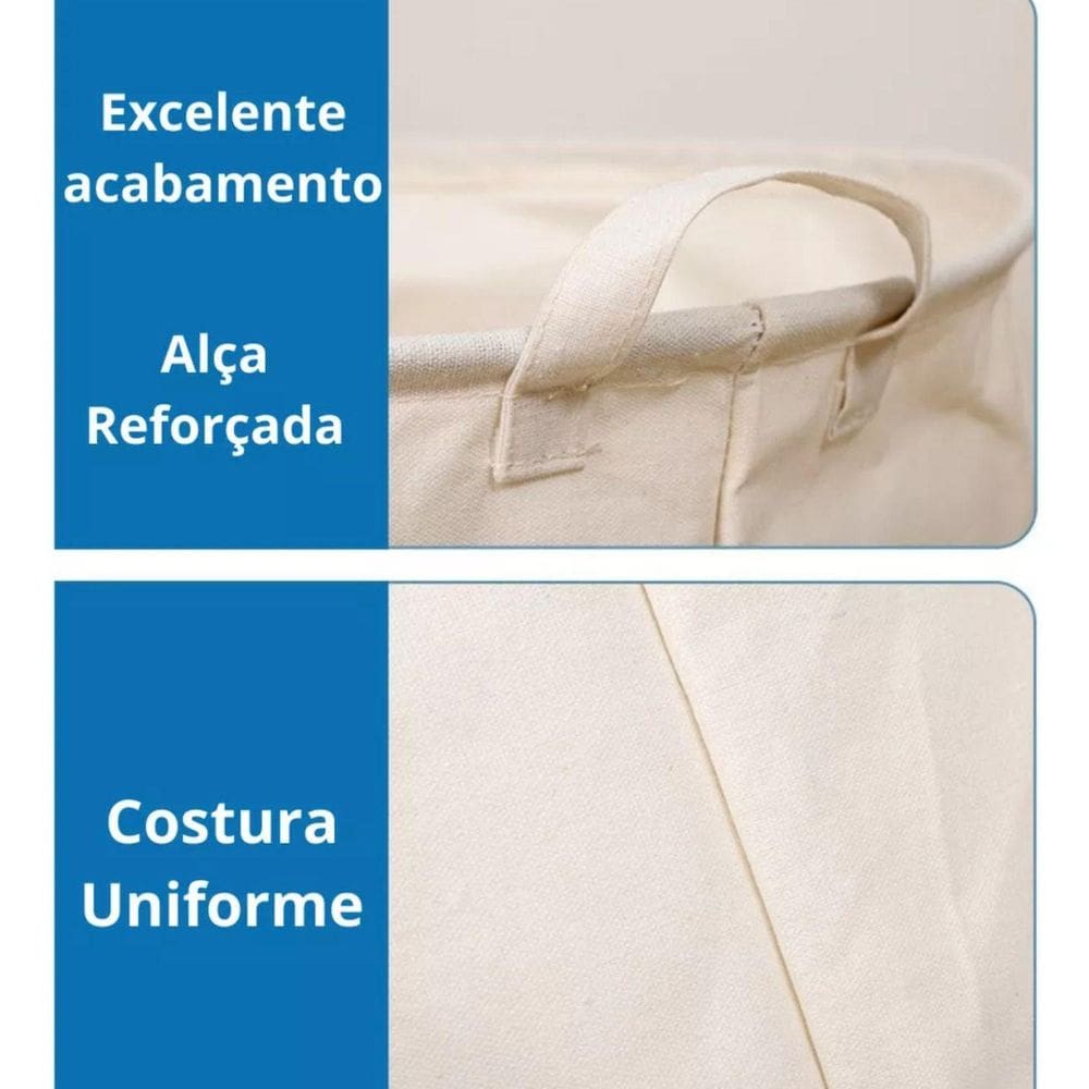 Cesto Multiuso Organizador De Brinquedos Flamingo 40X50