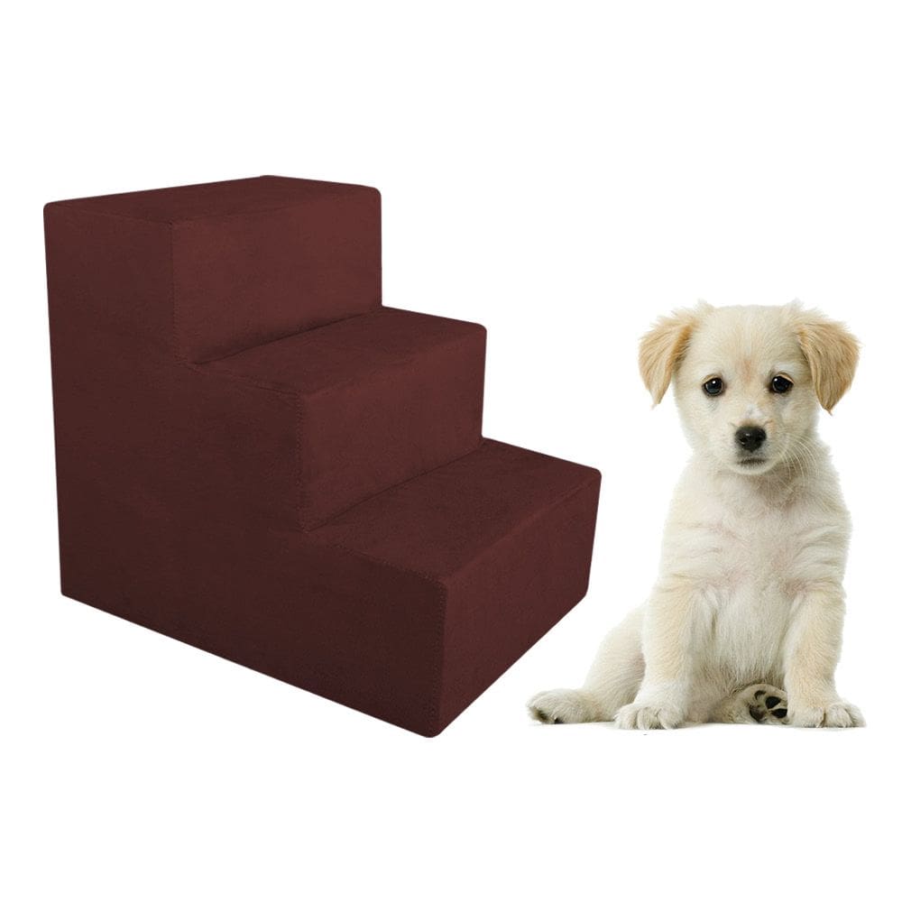 Escada Pet para Cães e Gatos Veludo Marsala Dal Poz Estofados