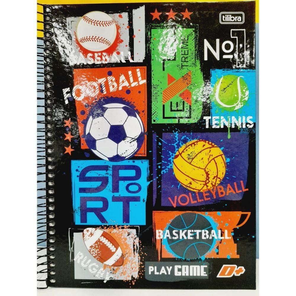 Caderno Univ. 10 Matérias 200Fls D Mais Capa 32 - Tilibra