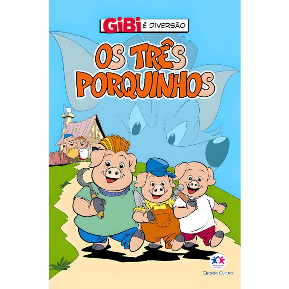 Gibi Infantil Os Três Porquinhos 16 Paginas Magic Kids