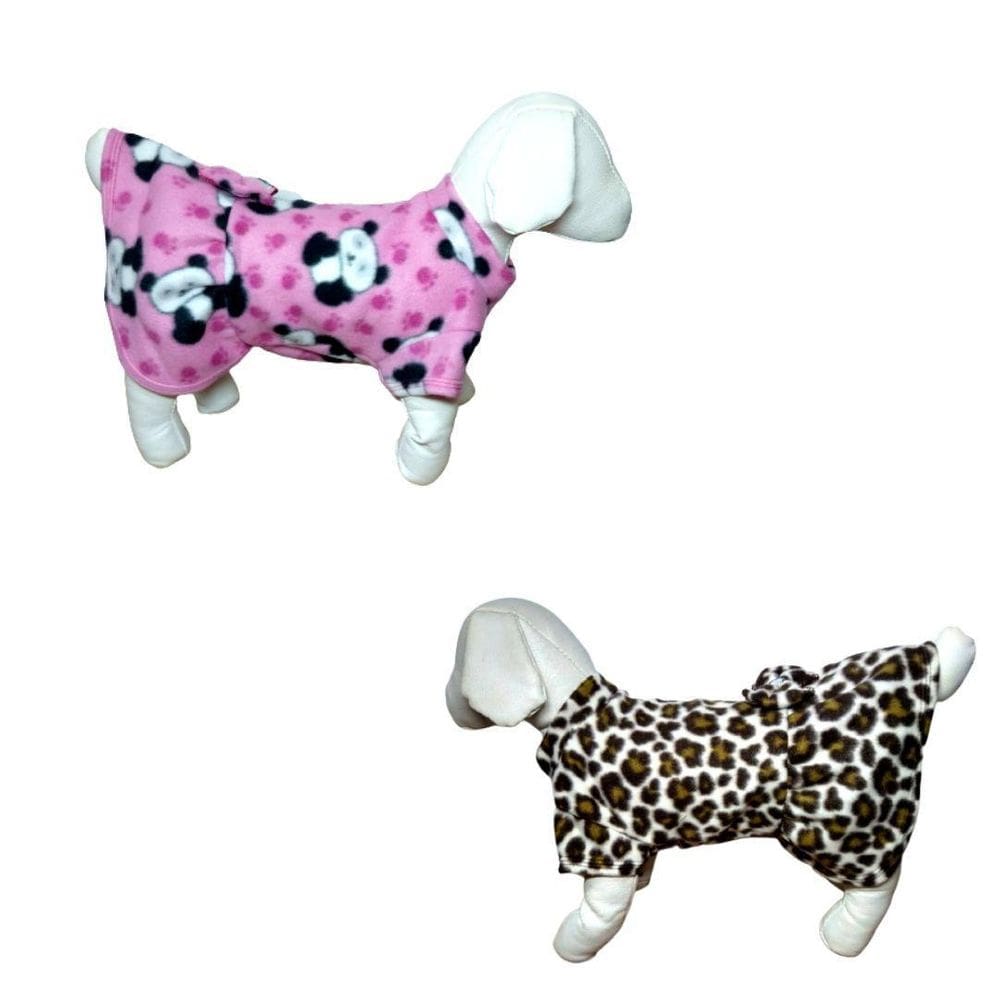 Kit 2 Roupas Para Cães - Vestidos De Inverno Gg