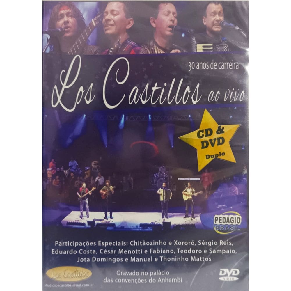 Los Castillos - Kit Cd+dvd 30 Anos De Carreira Ao Vivo