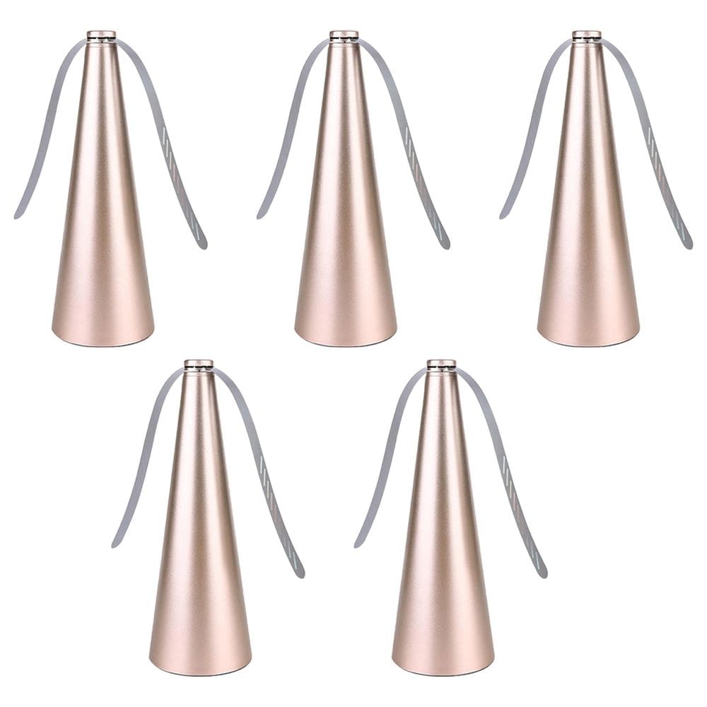 Repelente Ventilador Espanta Mosca Kit 5 Unidades Mosquito Dengue Pernilongo Inseto Mesa Piquenique Jardim Quintal Acampamento Passeio Lazer