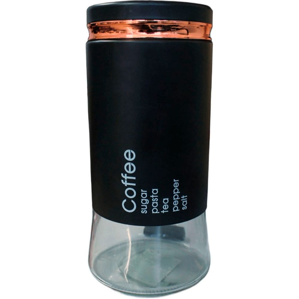 Pote Frasco Coffee Vidro Grande Mantimentos Tampa Hermético