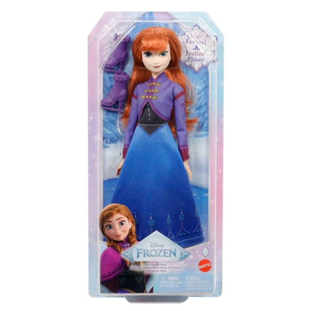 Boneca Disney Frozen -  Anna Patinacao No Gelo MATTEL