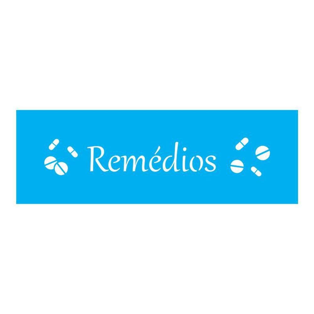 Stencil Tamako Remédios - 10X30Cm - Ref 792