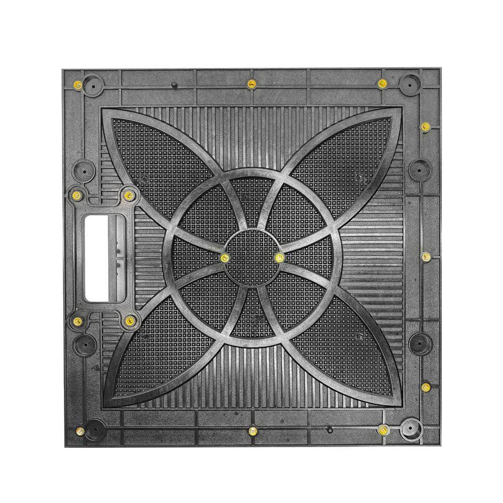 Kit 2 Molduras De Plastico Para Painel De Led P4.81 Outdoor