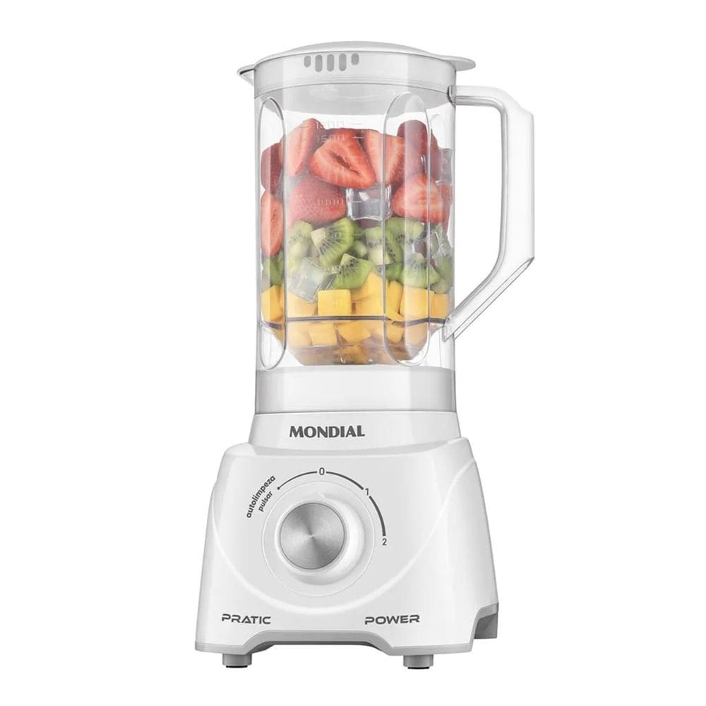 Liquidifcador 550W 2,2L Mondial L-97-W Pratic Power 127V