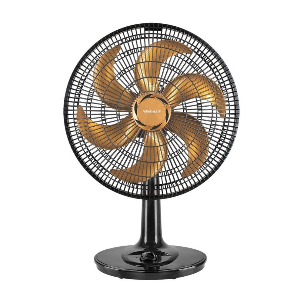 Ventilador de Mesa 40cm Ventimais 6p 80w Preto/Bronze 220V