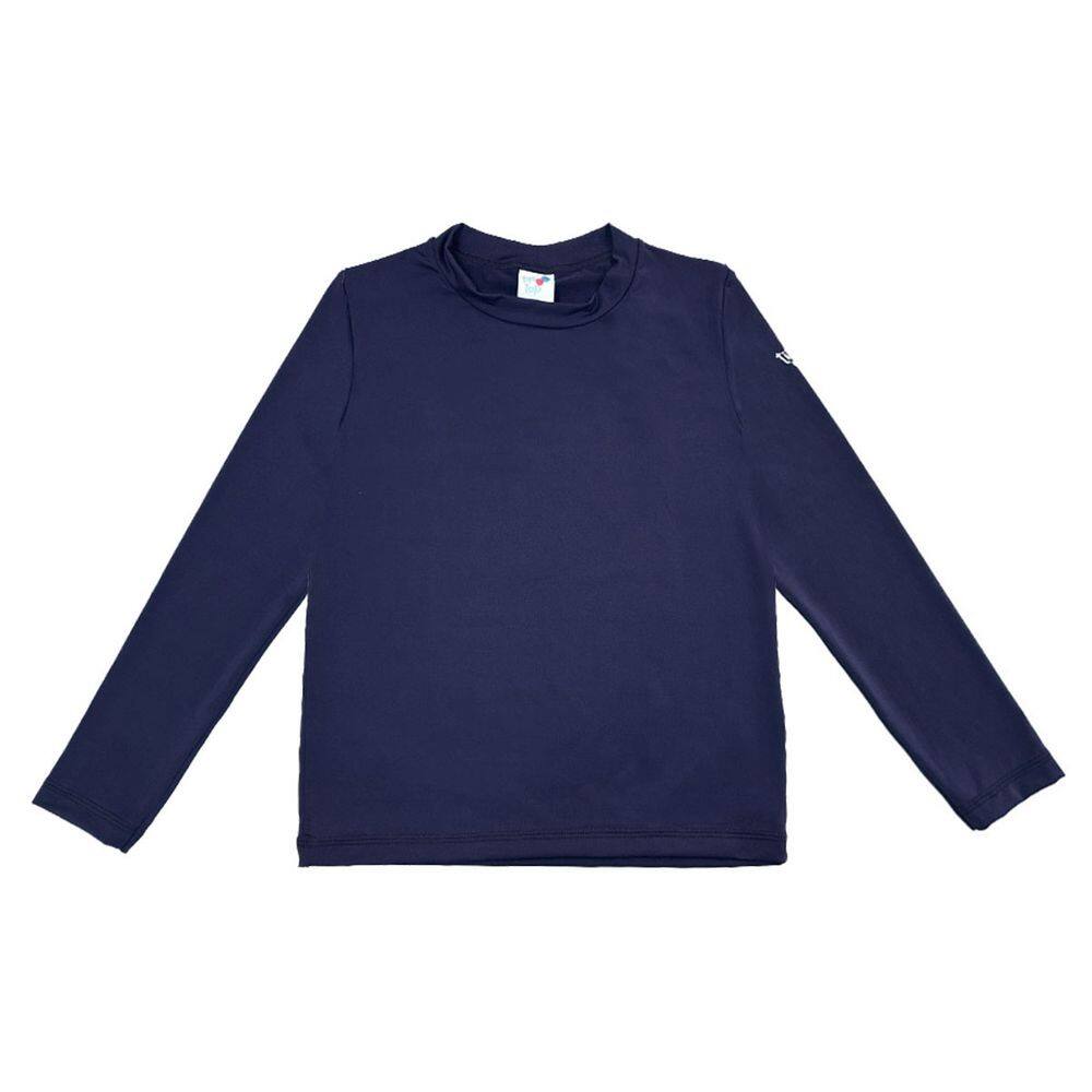 Camiseta Praia Infantil Proteção UV Marinho Tip Top