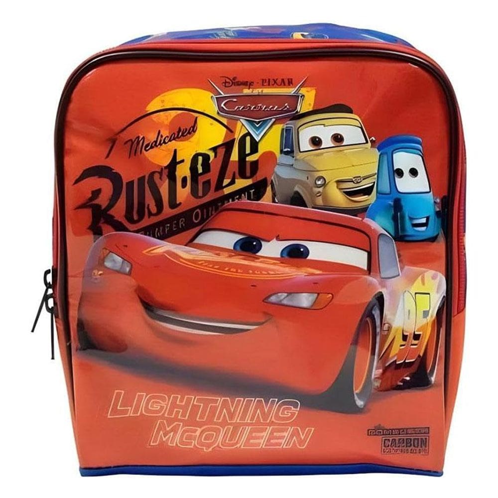 Lancheira Escolar Infantil Carros 10634 Azul - Xeryus