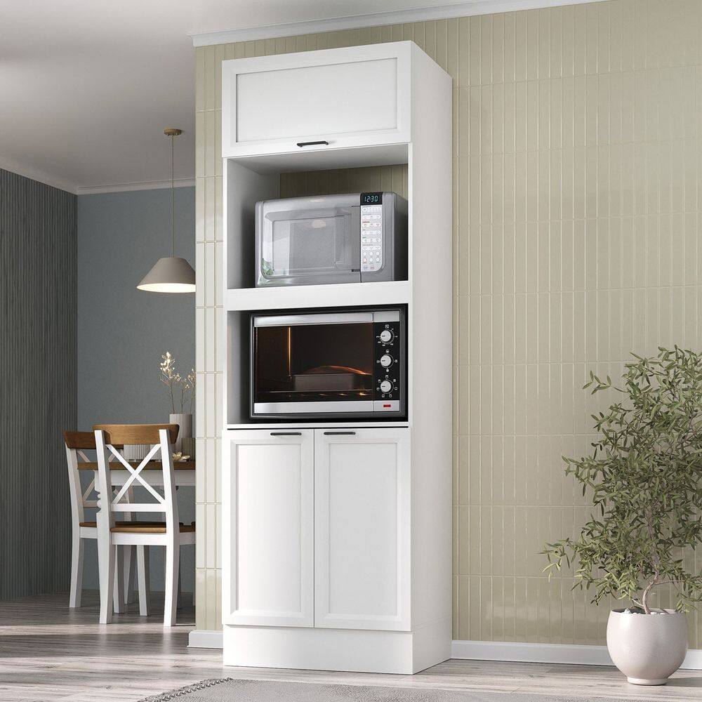 Paneleiro Torre Quente para Forno 70cm Soho Soho Cabecasa Madeiramadeira Branco/Branco