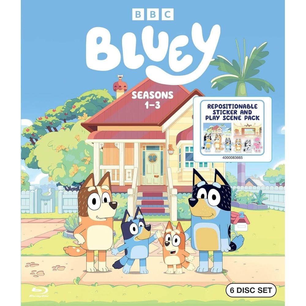 Blu-ray Bluey: temporadas um a três