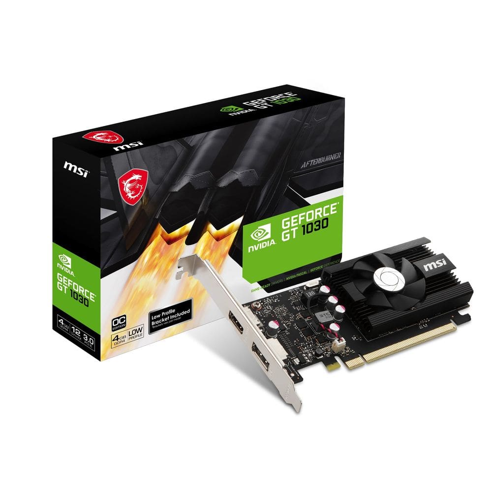 Placa gráfica MSI Gaming GeForce GT 1030 4GB GDRR4 64-bit