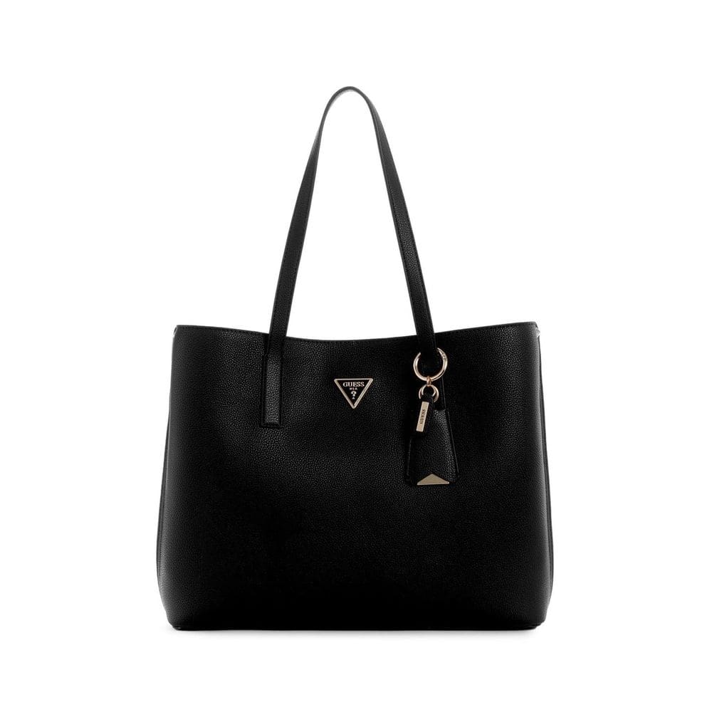 Bolsa GUESS Meridian Girlfriend Tote preta