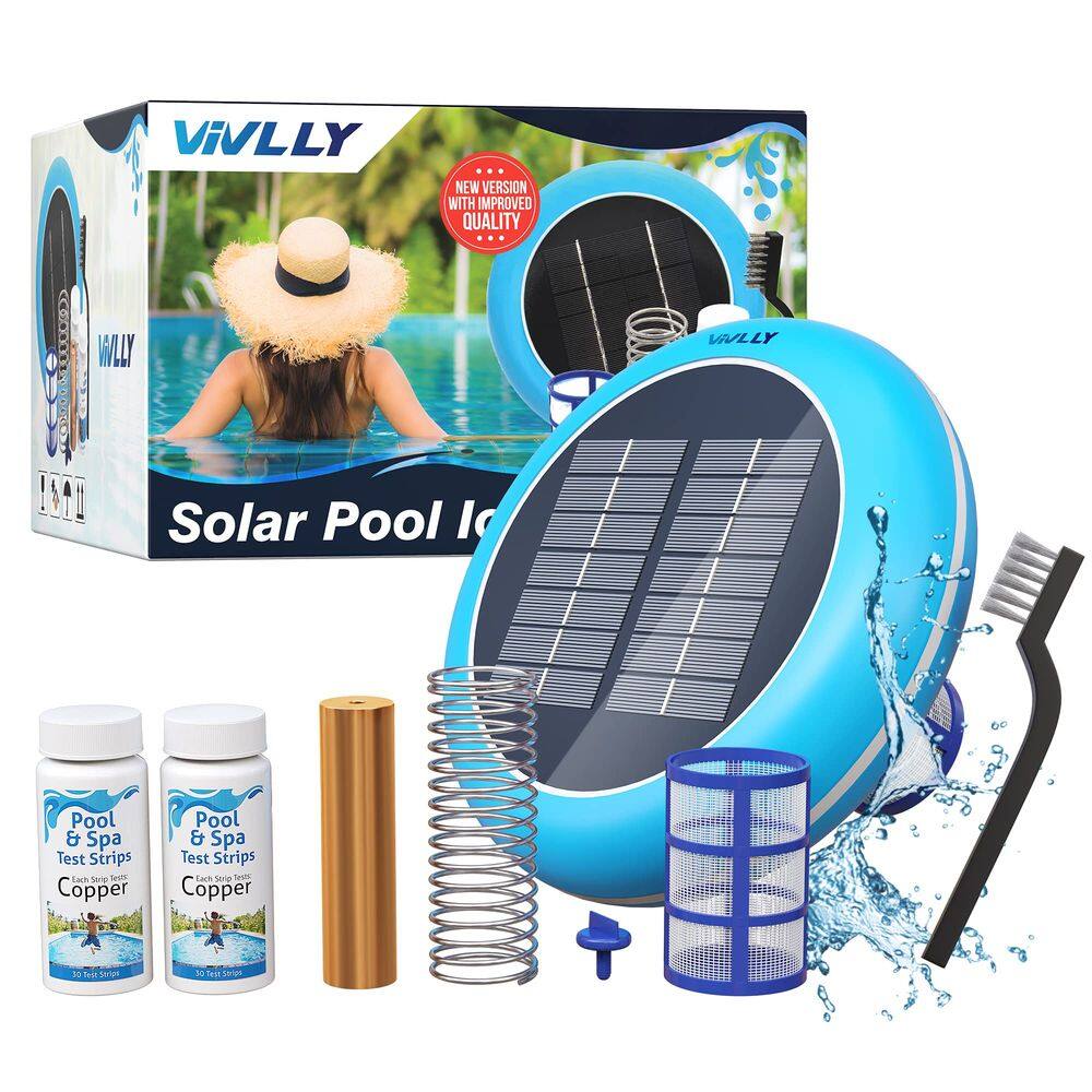 Ionizador solar para piscina Vivlly Cleaner Purifier 132.489L