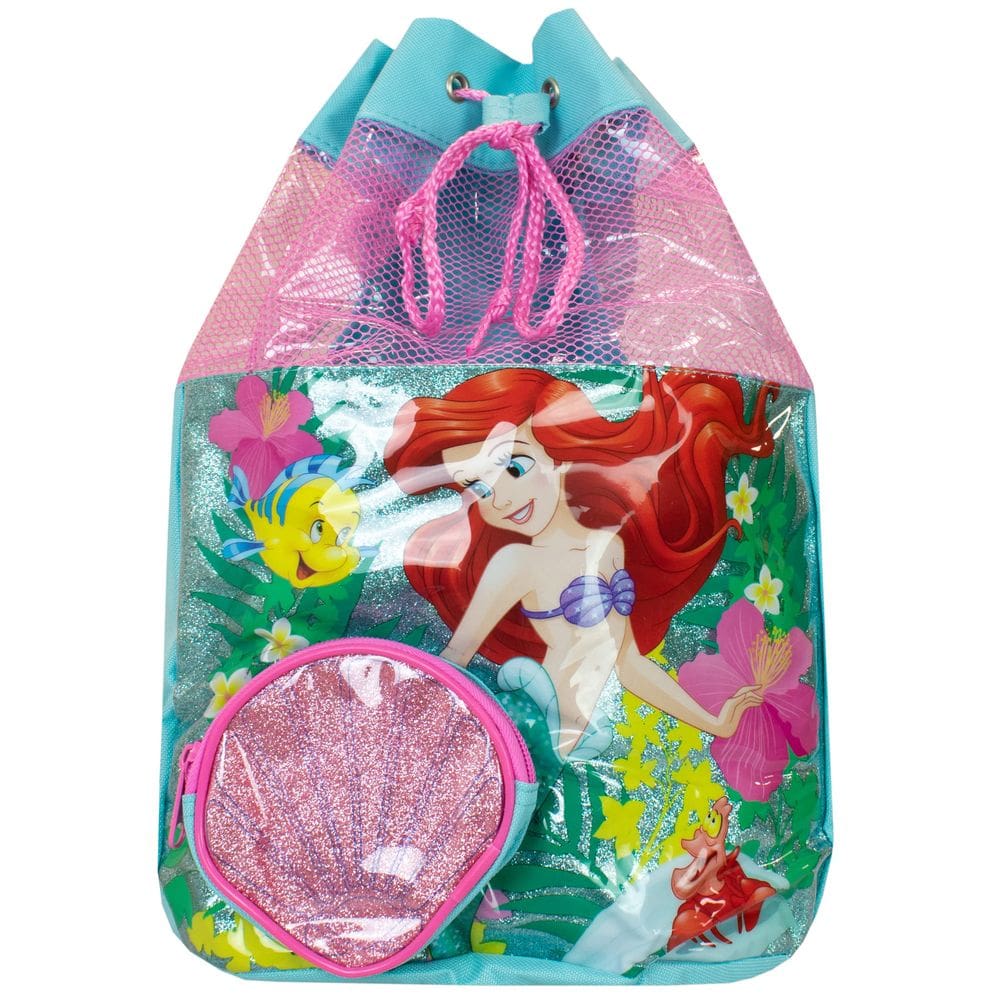 Saco de natação Disney Little Mermaid Ariel Girls Blue