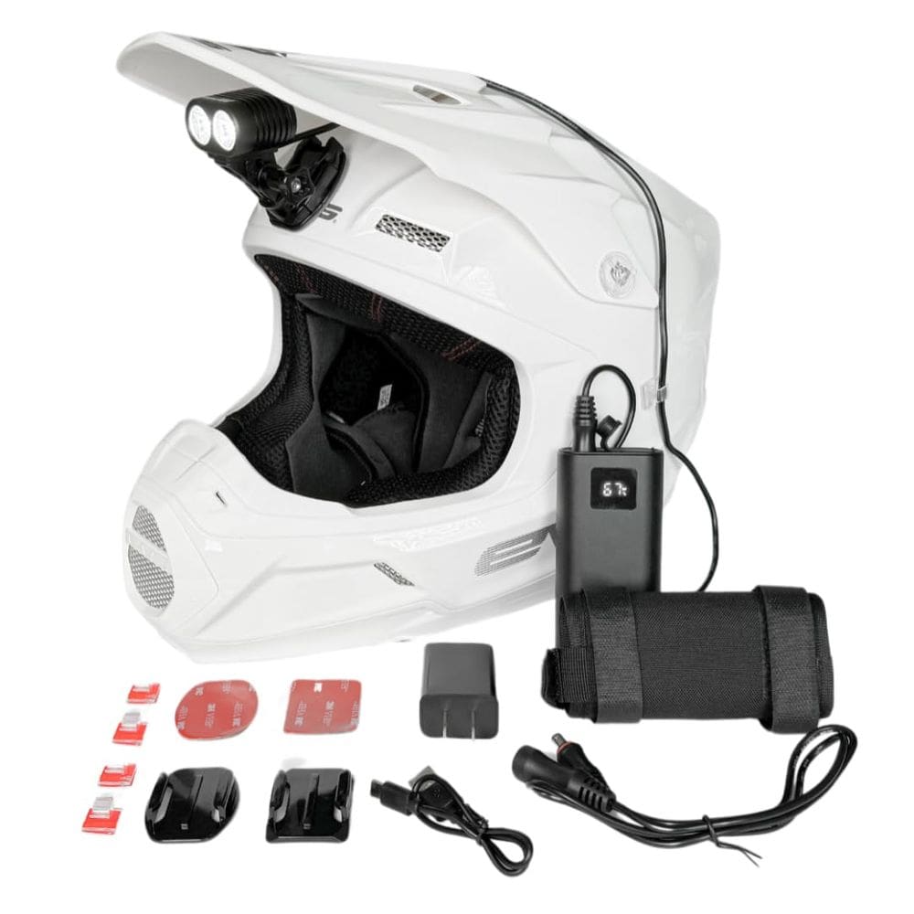 Luz de trilha LED Dango Design Navigator 2.100 lúmens com bateria