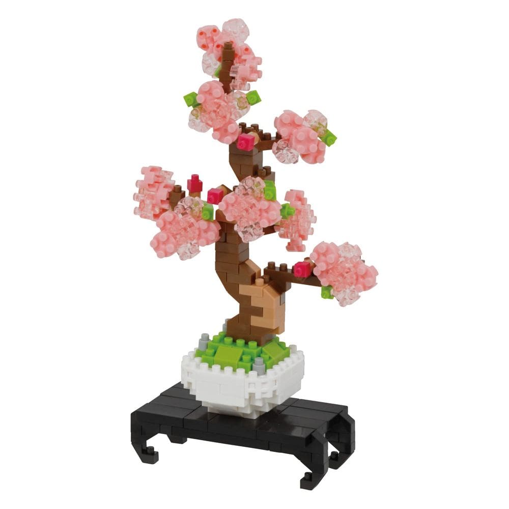 Kit de construção KAWADA nanoblock Culture Bonsai Sakura 250 unidades