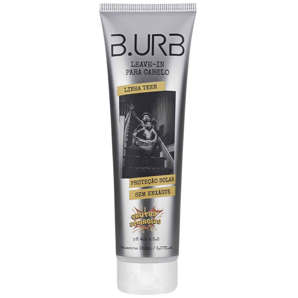 Leave-in Teen com Proteção Solar Frutas Amarelas 150mL Barba Urbana B.URB