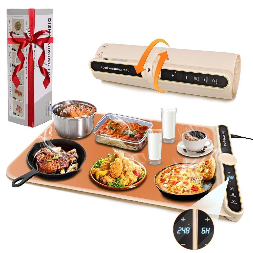 Tapete de aquecimento de alimentos Alfolo Countertop Electric Bandeja Aquecedor