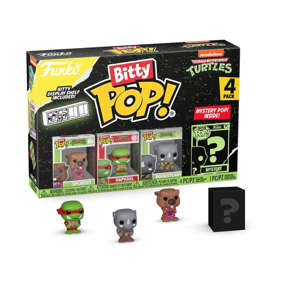 Figura Funko Bitty POP Teenage Mutant Ninja Turtles 4K