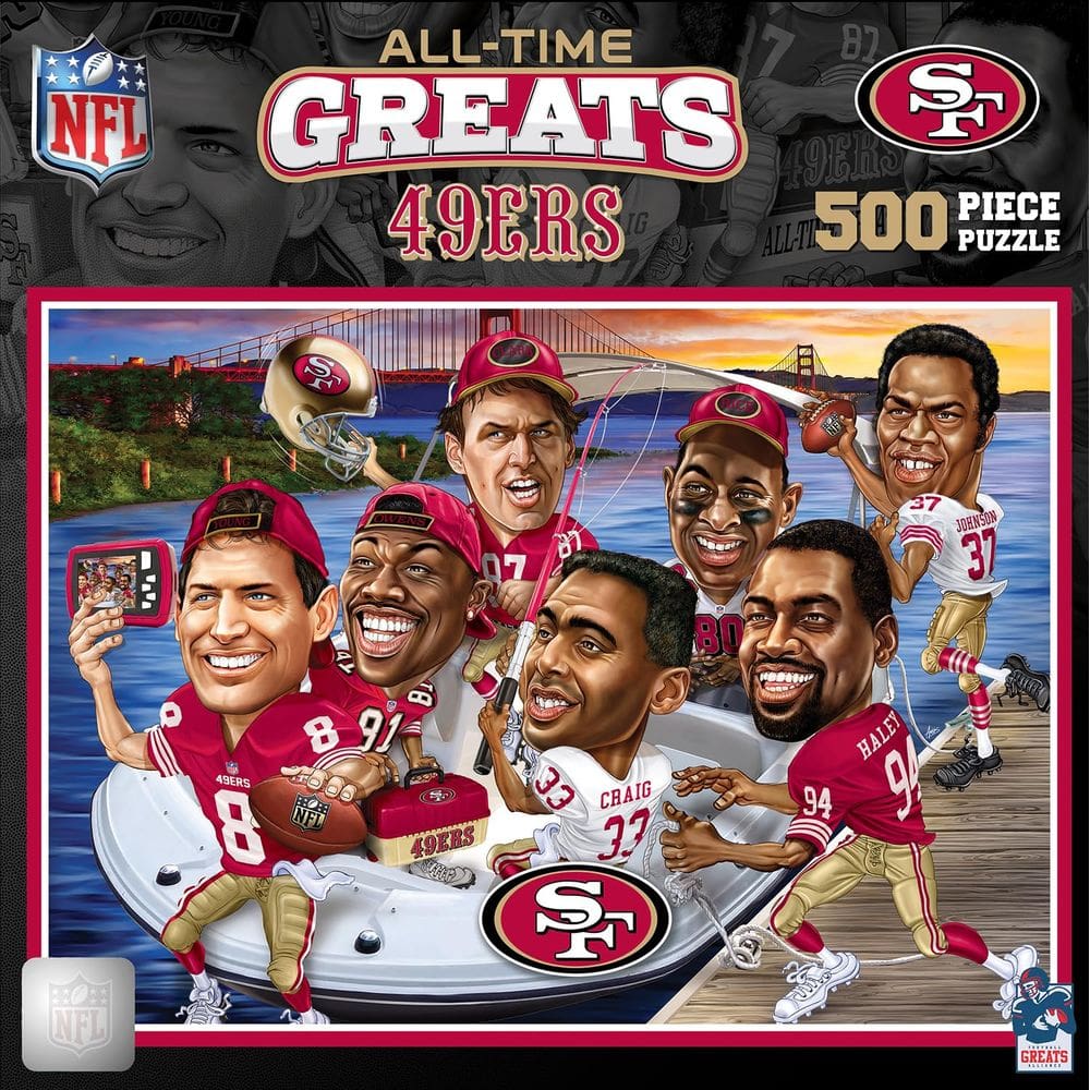 Quebra-cabeça MasterPieces 500 peças NFL San Francisco 49ers