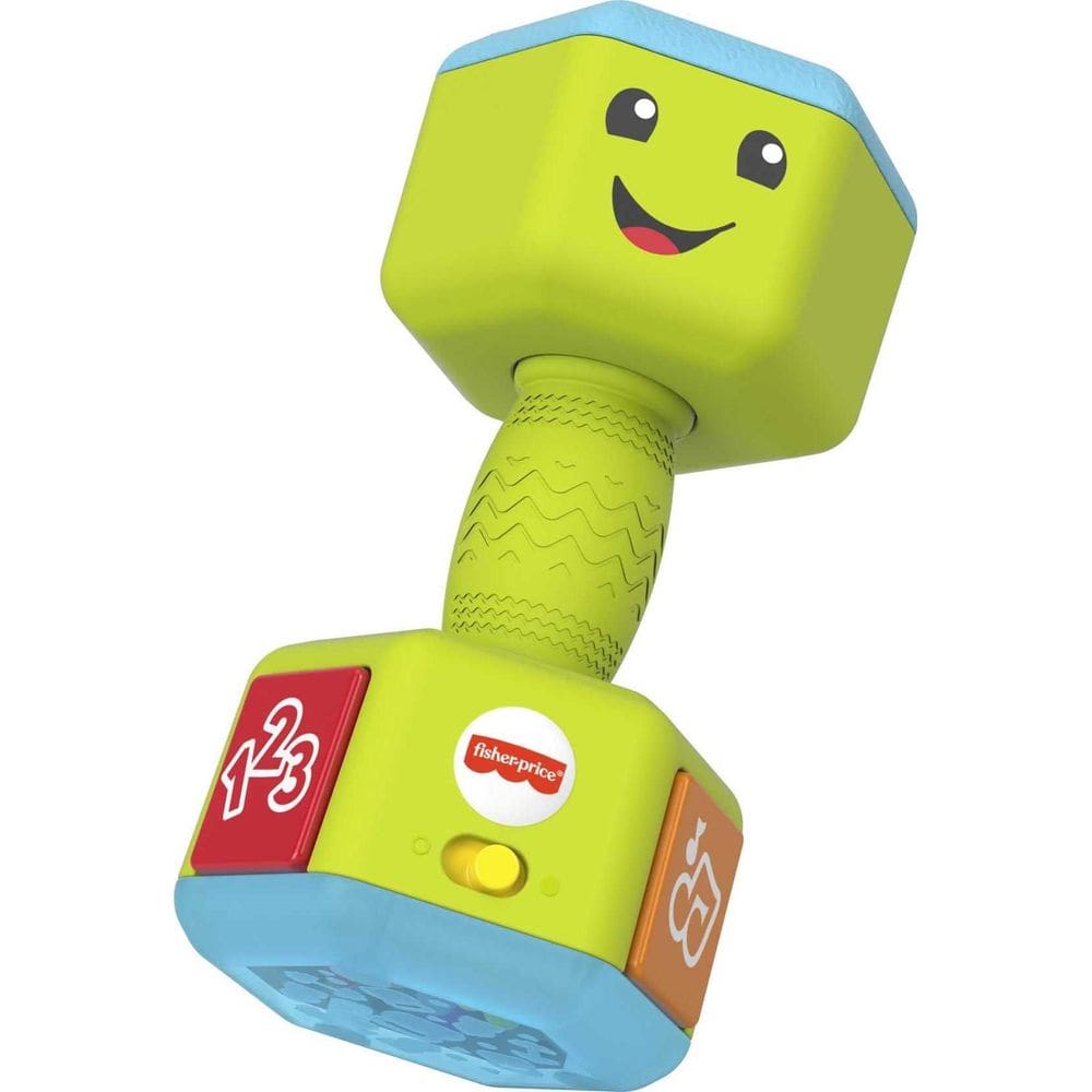 Toy Dumbbell Rattle Fisher-Price Laugh & Learn há mais de 6 meses