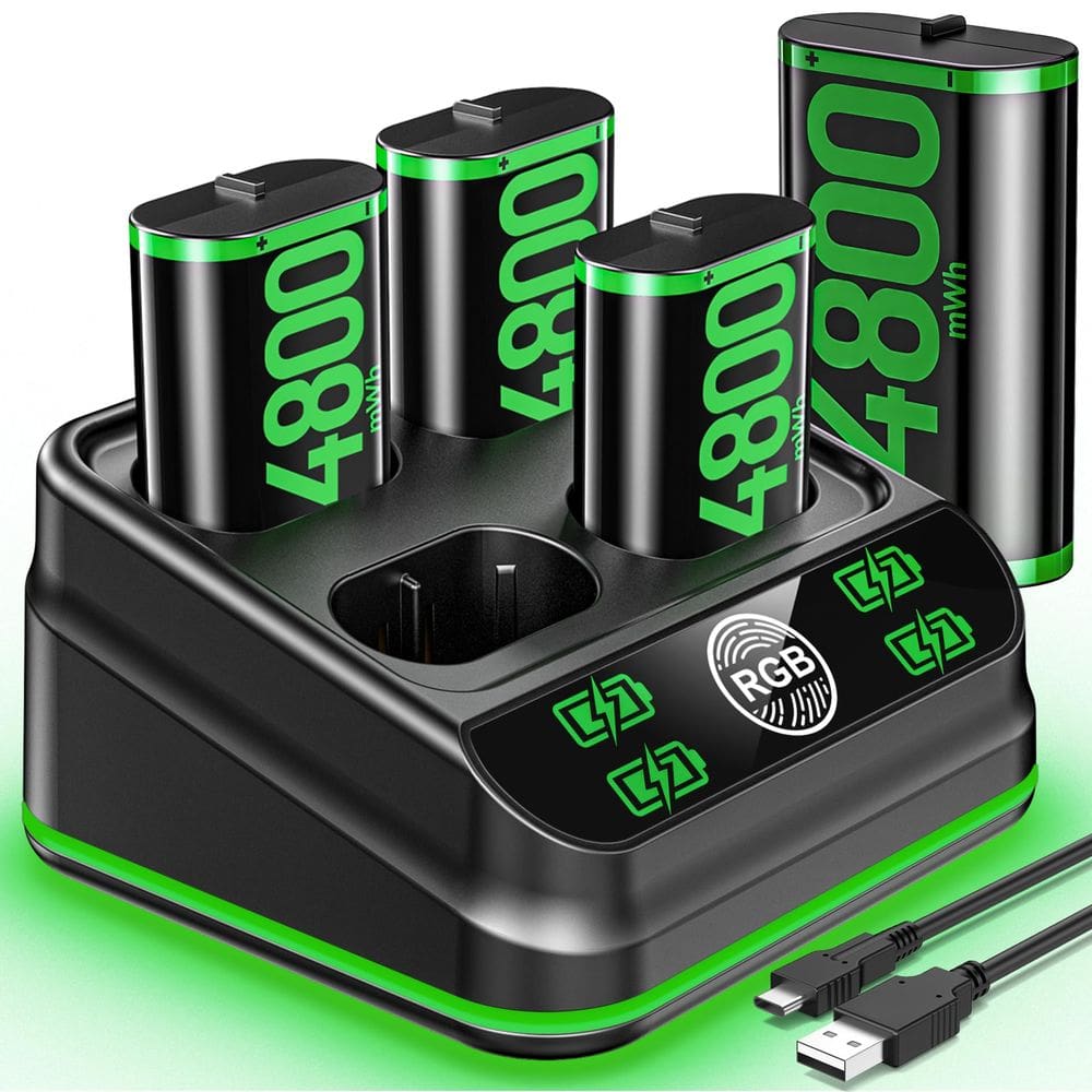 Pacote de bateria recarregável com carregador para Xbox One/Xbox Series