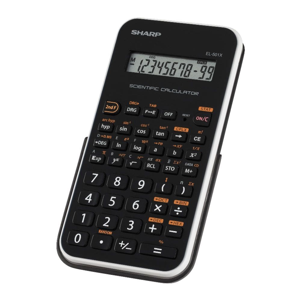 Calculadora de engenharia/científica Sharp EL501X2BWH de 10 dígitos