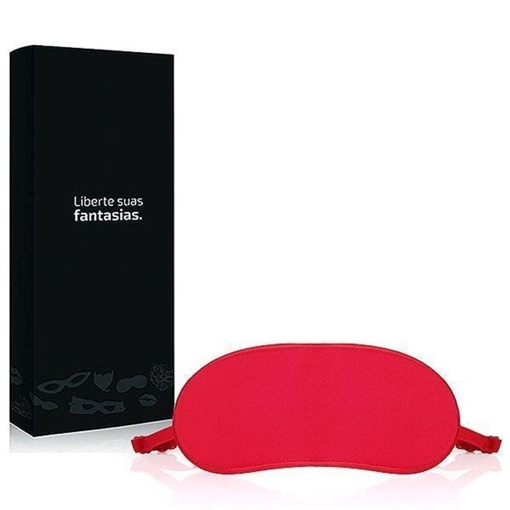 Tapa Olho Especial Unissex Com Regulagem - Vermelho