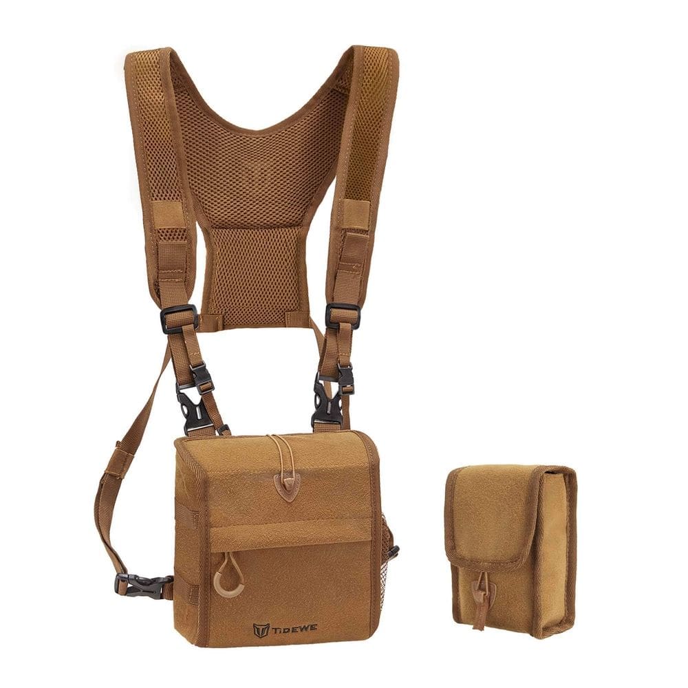 Arnês binocular TideWe Bino com bolsa rangefinder e capa de chuva