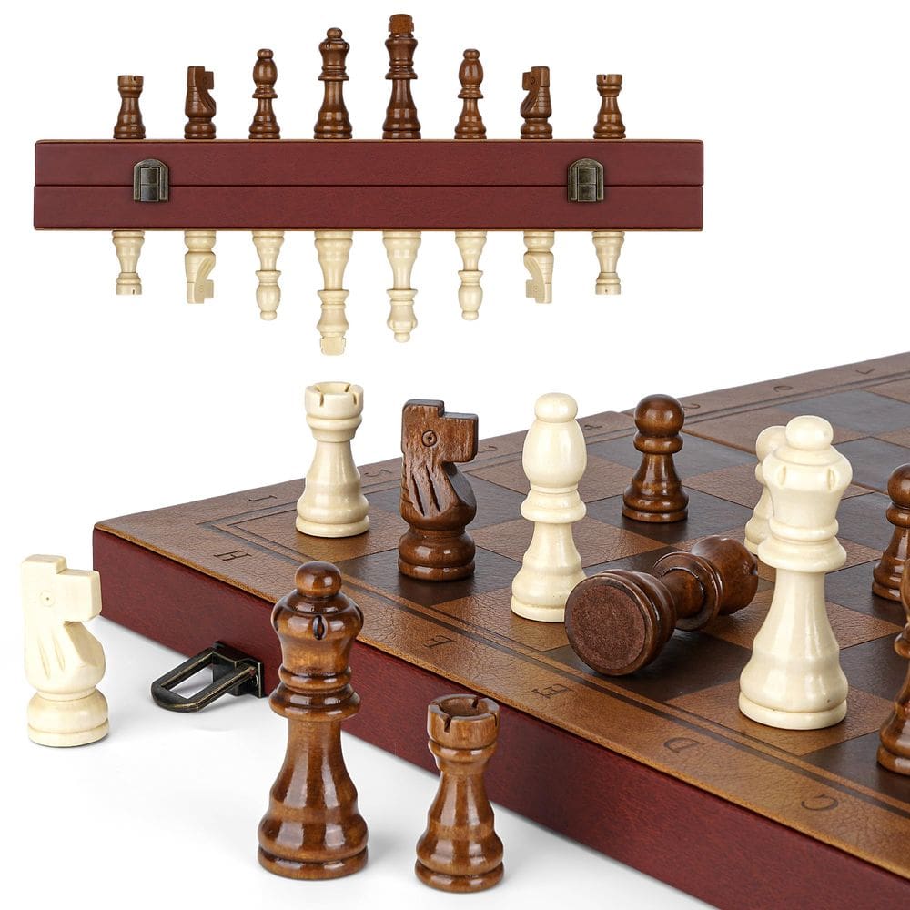 Conjunto de xadrez Vahome Strong Magnetic para adultos e crianças 15.4
