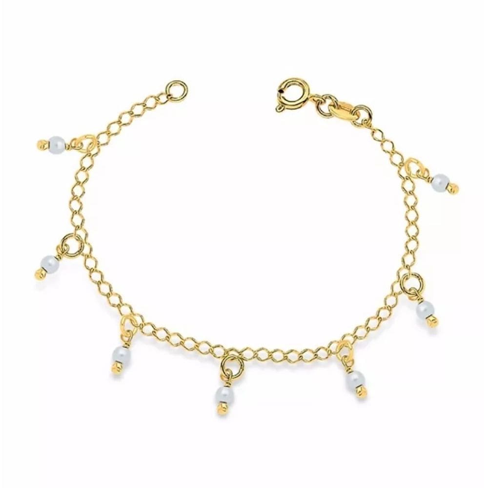 Pulseira Figa Figuinha Delicado Folheado Ouro 18k
