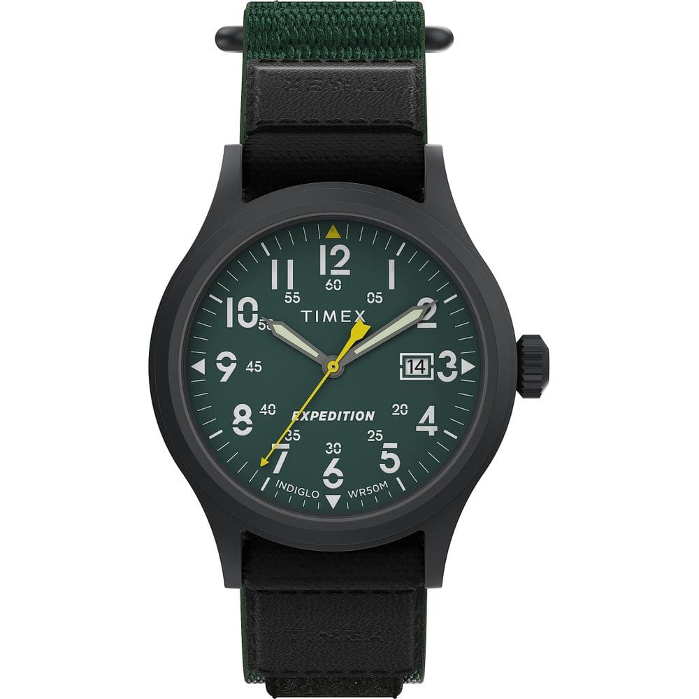 Relógio masculino Timex Expedition Scout 40 mm verde Fastwrap