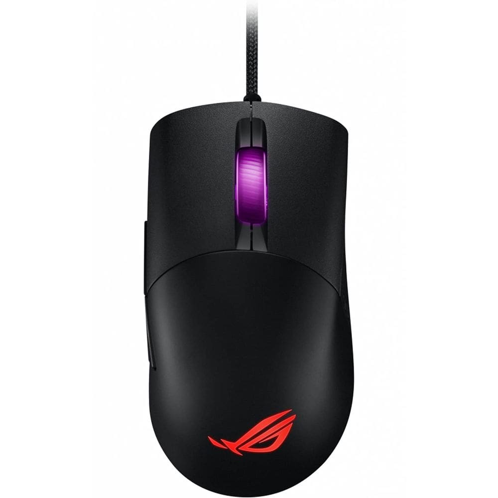 Mouse para jogos ASUS ROG Keris ultraleve com fio preto