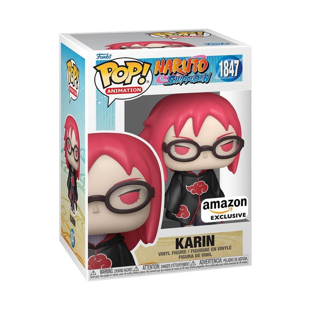 Boneco de vinil colecionável Funko POP Animation Naruto Karin