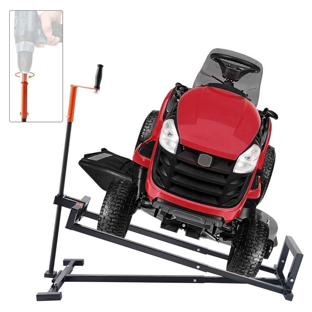 Cortador de grama Lift Jack VEVOR Capacidade de 400 kg para tratores de grama