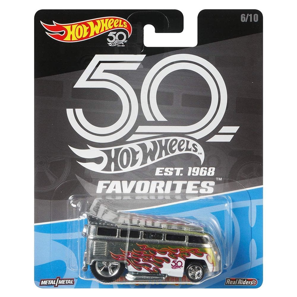 O 50º aniversário do Toy Hot Wheels favorece o Volkswagen T1 Drag Bus