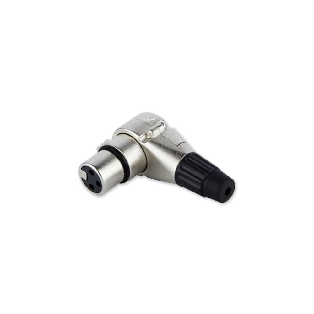 Kit 40 Xlr Femea De Linha Em L Hx1065