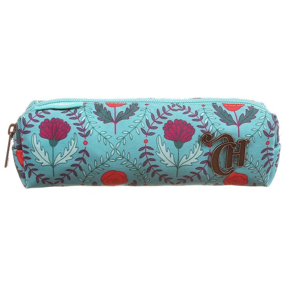 Estojo Soft Capricho Flores Juvenil Casual Escolar Meninas
