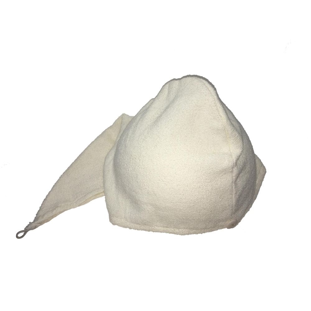 Turbante Para Secar Cabelo Atoalhado Cru