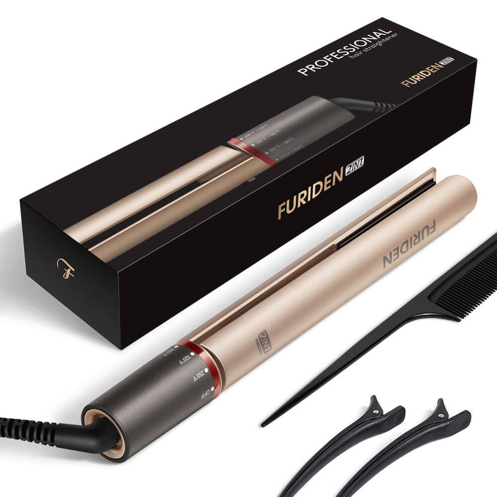 Alisador de cabelo FURIDEN Professional Salon Quality 2 em 1
