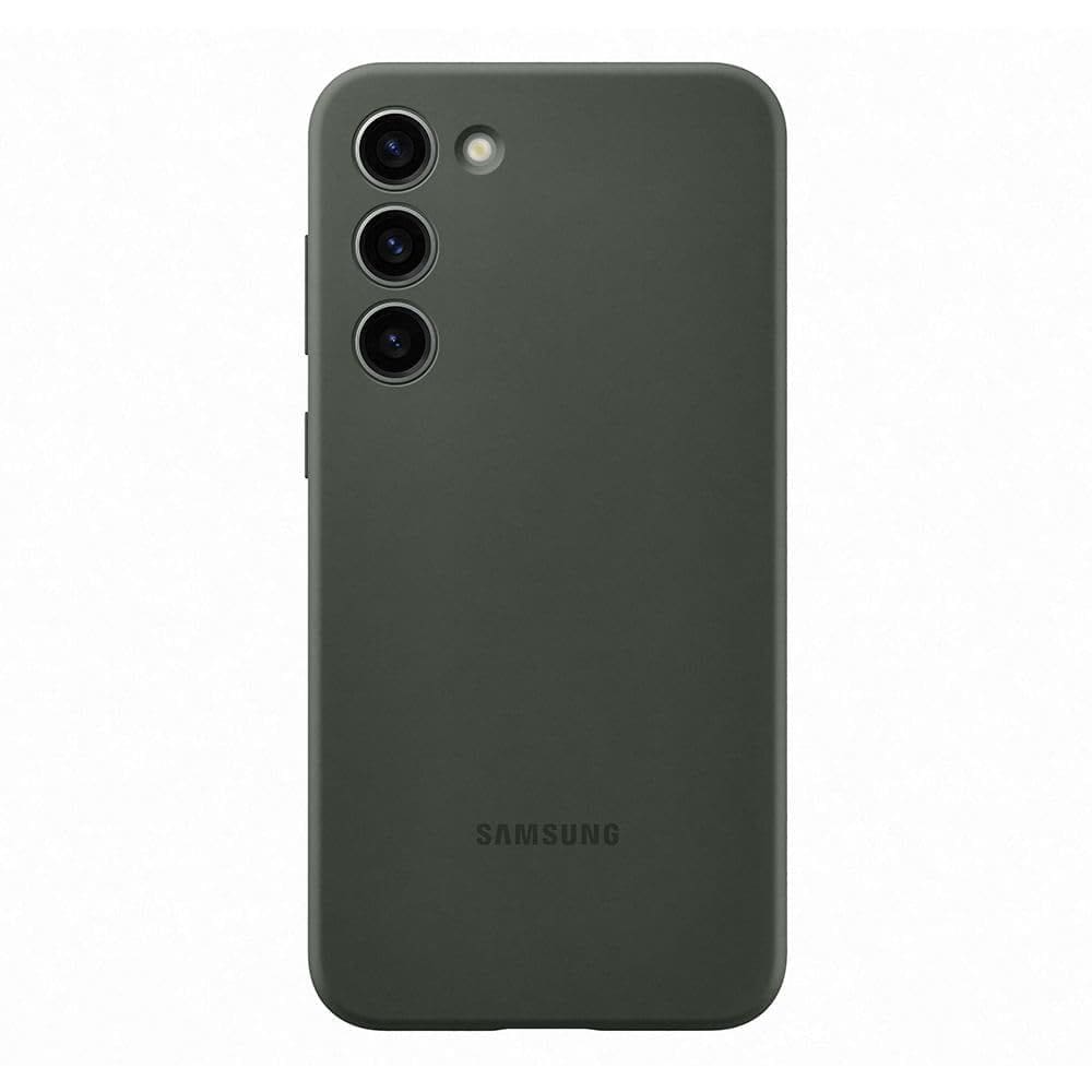 Capa de telefone Samsung Galaxy S23+ Silicone Caqui