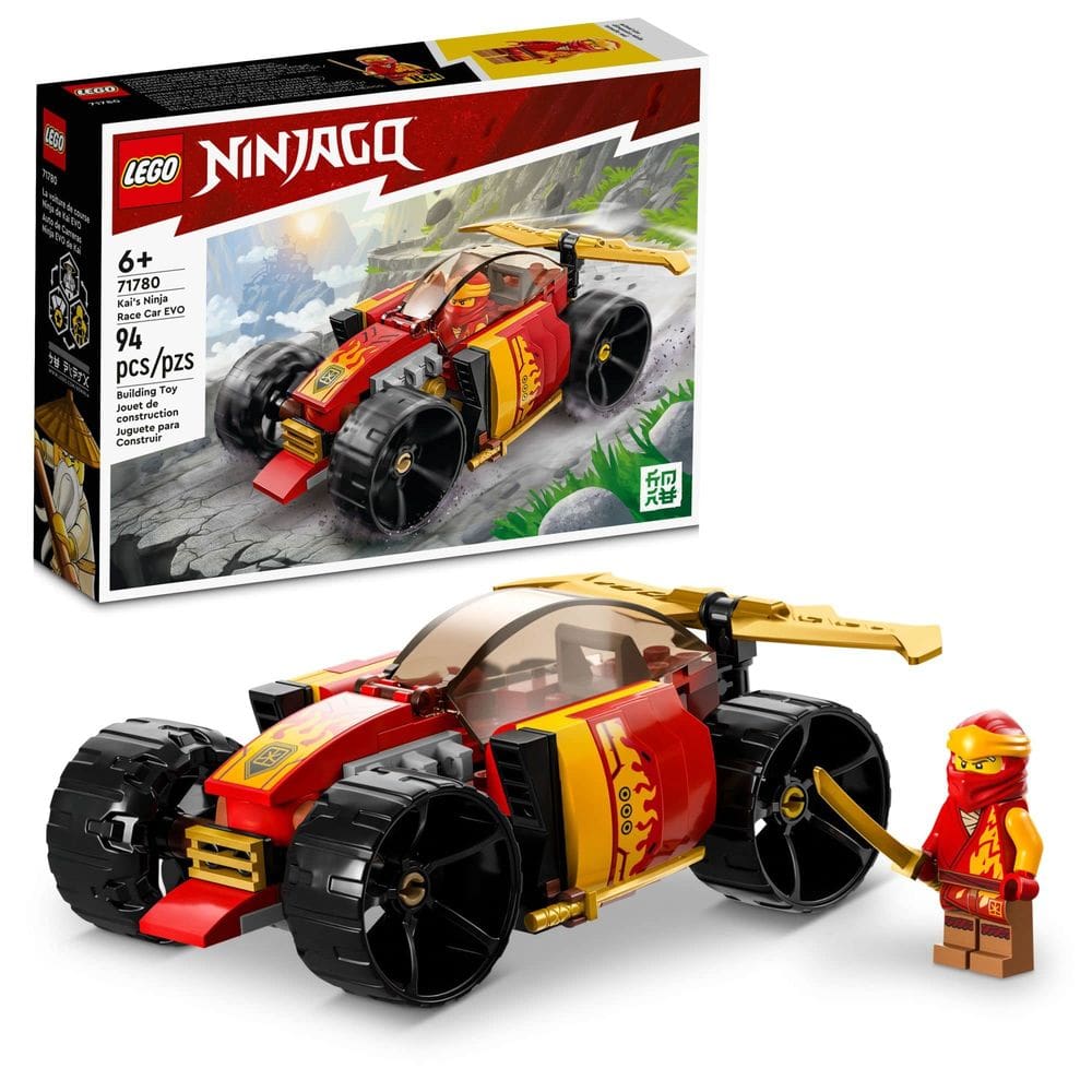 Conjunto de brinquedos de construção LEGO NINJAGO Kai`s Ninja Race Car EVO 71780
