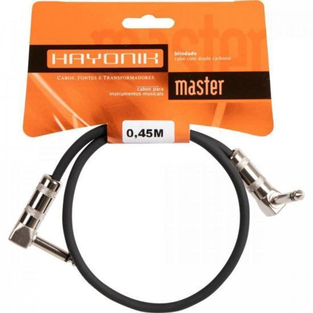 Cabo Para Pedal Linha Brasil P10 90 45Cm Preto Hayonik