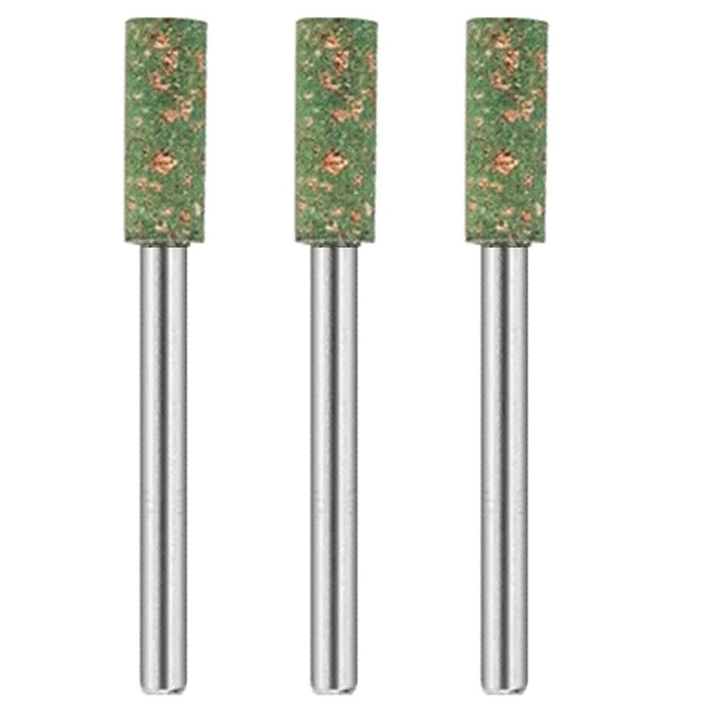Kit 3 Ponta 5Mm Borracha Gergelim Haste 3Mm Micro Retífica