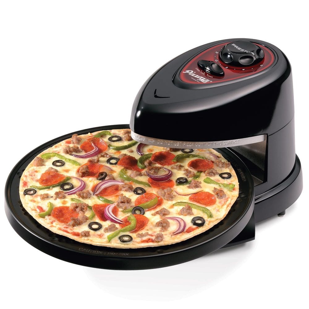 Forno giratório Presto Pizzazz Plus 03430, preto