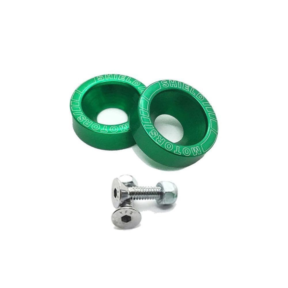 Kit Parafuso E Arruela De Placa Decorativo - Verde Claro