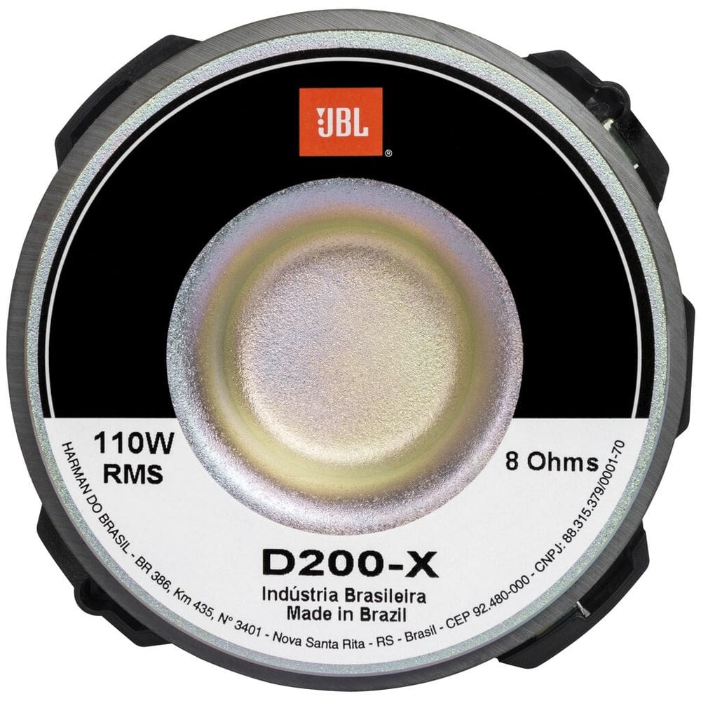 Driver JBL D200-X Fenólico 110W RMS 8 Ohms